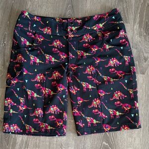 Shredly Dinosaur Print Shorts